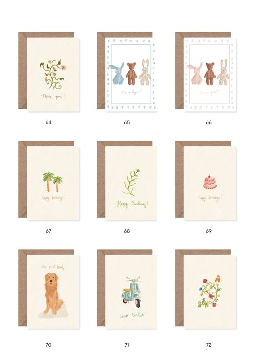 Wholesale greeting cards catalogue