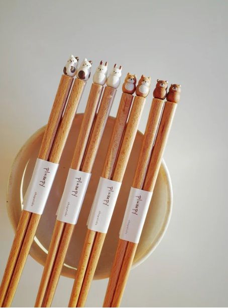 Grapport: Plumpy Wood Chopsticks