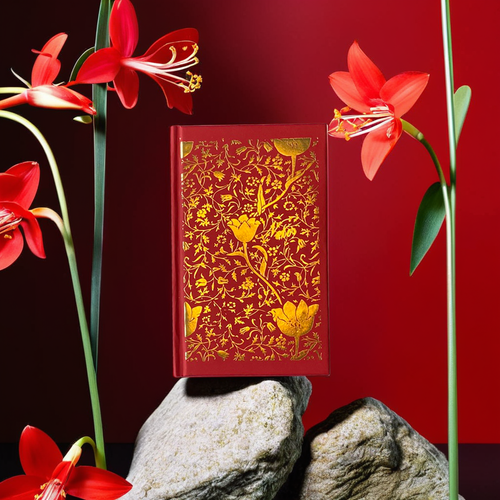 Small Garden Tulips William Morris Red Gold