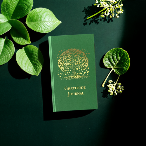 Gratitude Journal Tree of Life Green