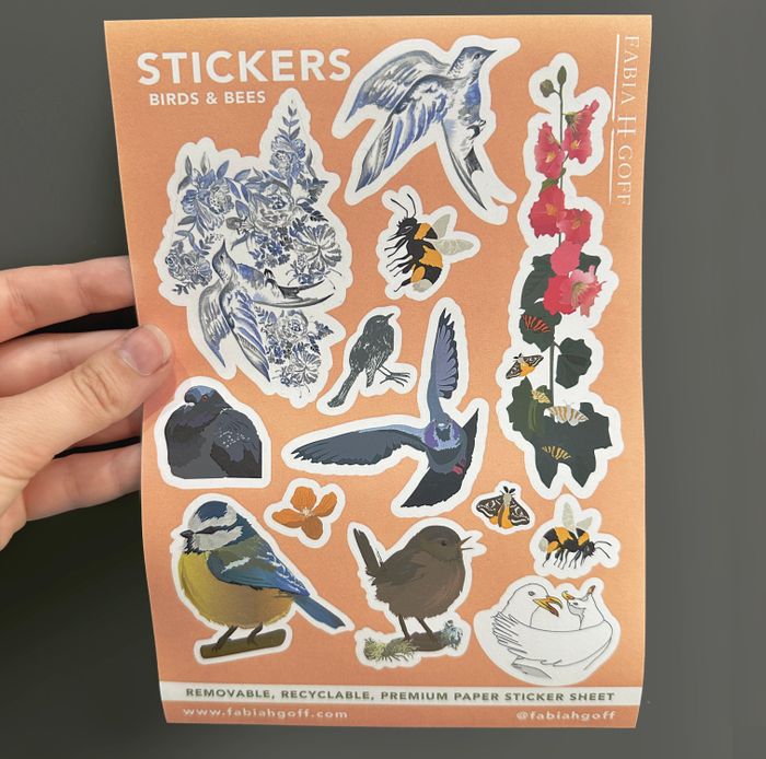 Fun & Funky Sticker Sheets (A5)