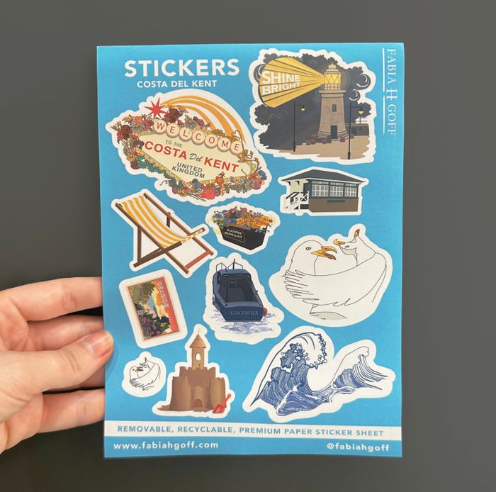 Fun & Funky Sticker Sheets (A5)