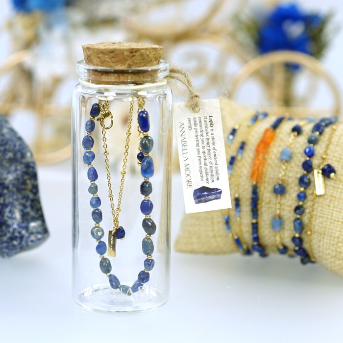 Handcrafted Gemstones set on 18K Gold Plated Sterling Silver Earring Hooks