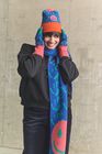 Wool bobble hats