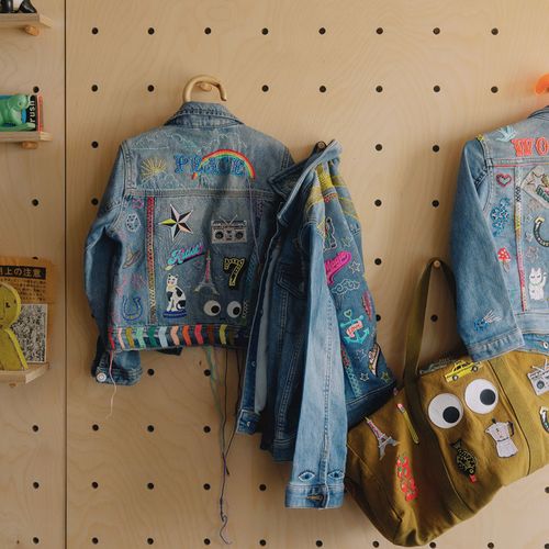 Iron on Patches & Stitch Kit