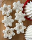 Snowflake Christmas Candle
