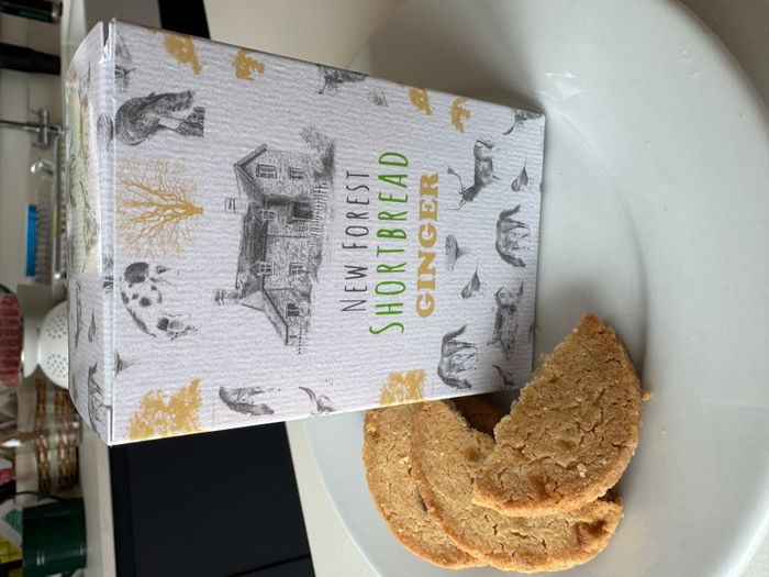 Ginger Flavoured New Forest Shortbread - Box of 8