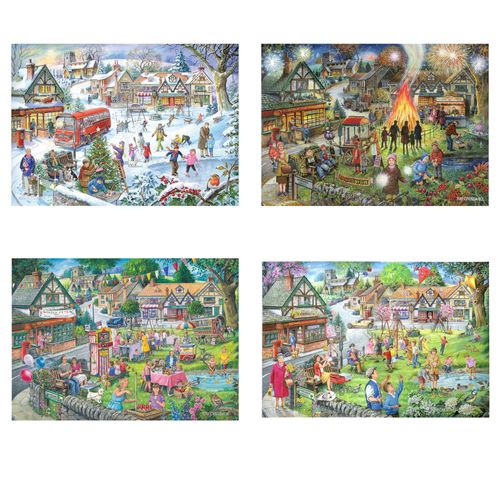 Seasons On The Green- 4X 500 Piece Jigsaws