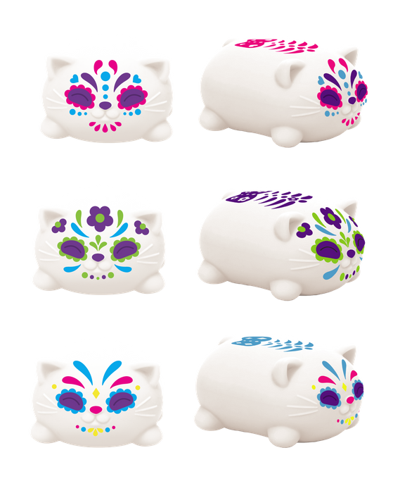 Needoh Sugar Skulls Cats