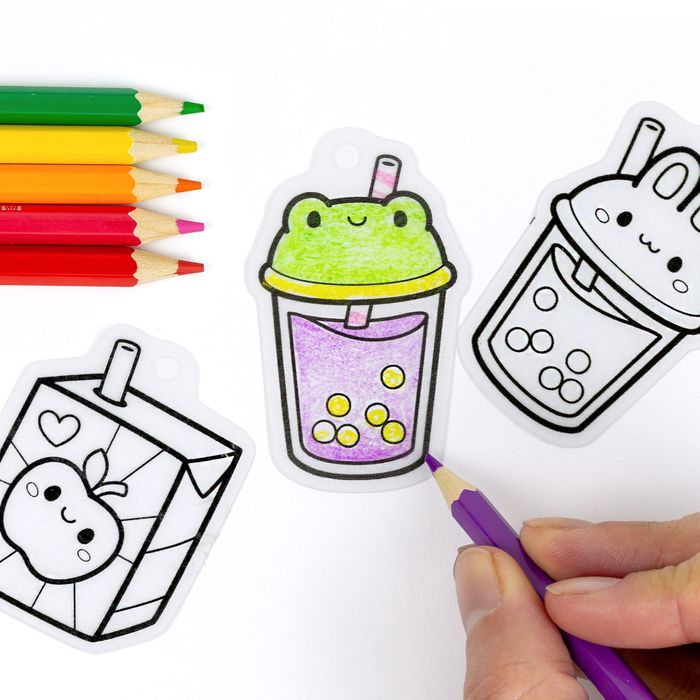 Tiger Tribe Shrinkorama-Charm Bracelet- Kawaii Drinks