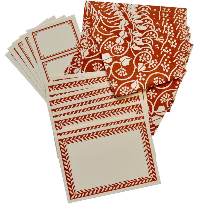 Set Of Notecards And Envelopes