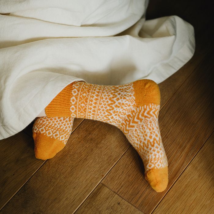 WOOL JACQUARD SOCKS