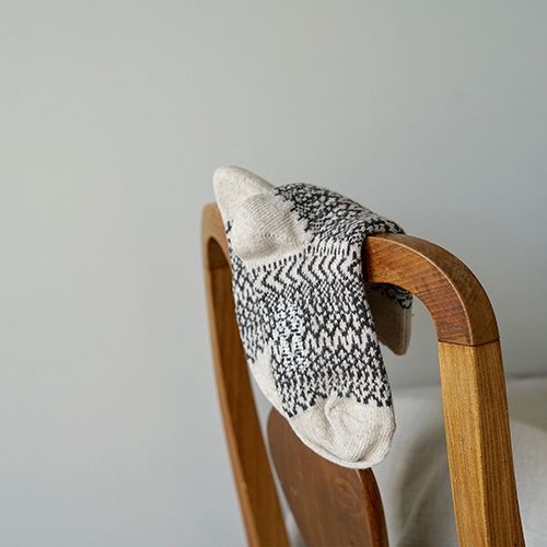 WOOL JACQUARD SOCKS