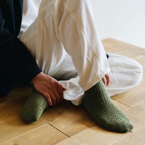 WOOL COTTON BOOT SOCKS