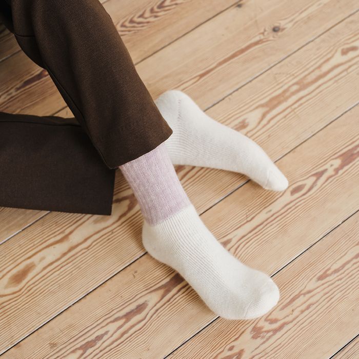 MOHAIR WOOL PILE SOCKS