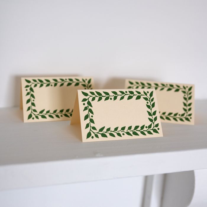 Pack Of Twelve Place Cards
