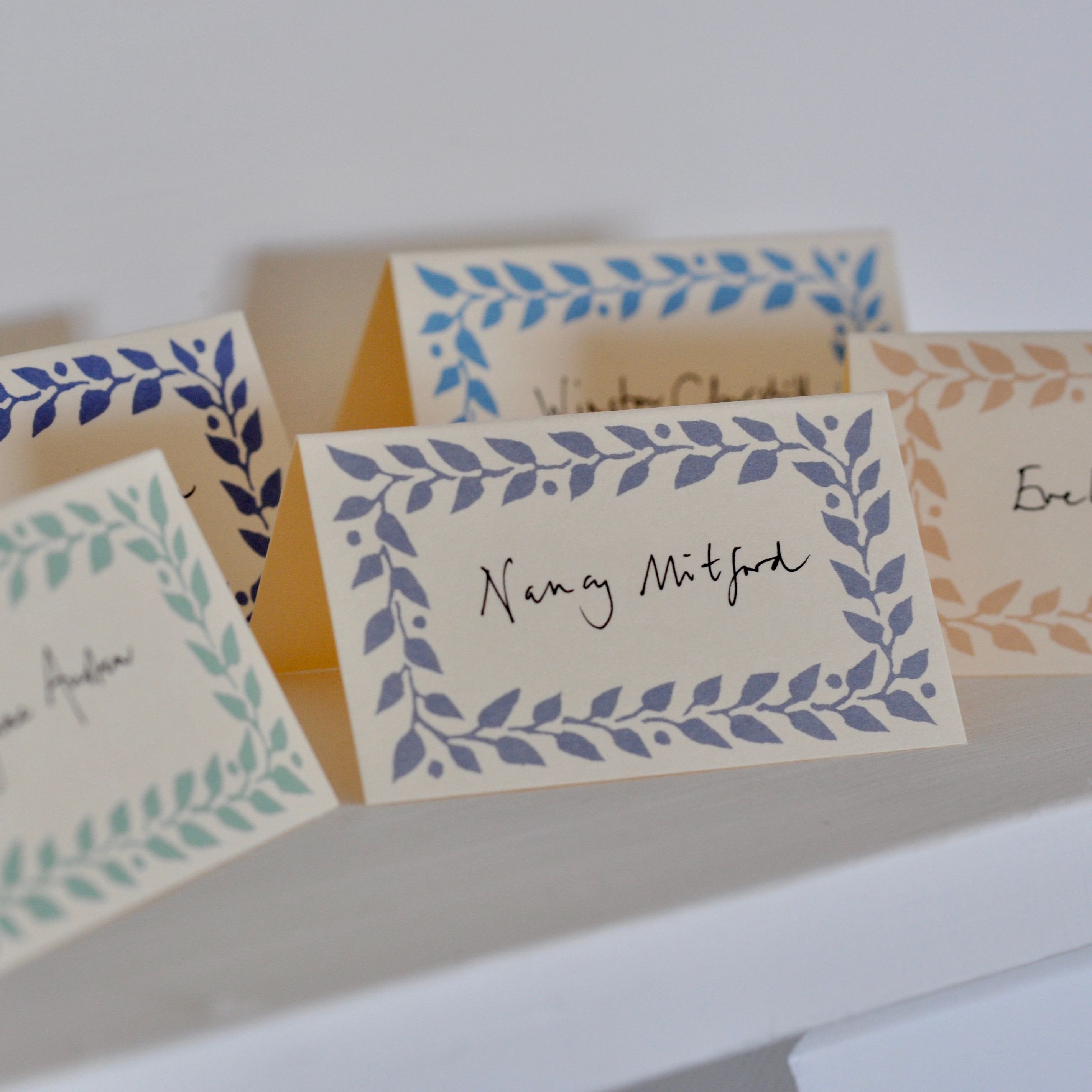 Pack Of Twelve Place Cards