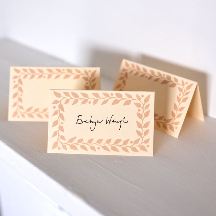 Pack Of Twelve Place Cards