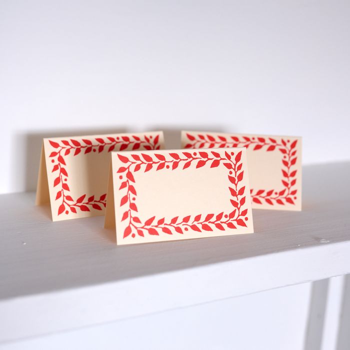 Pack Of Twelve Place Cards
