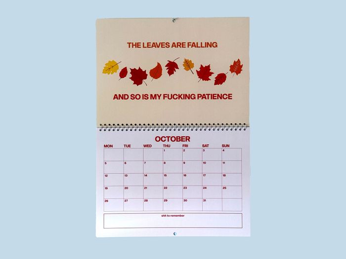 The Profanity Calendar 2026