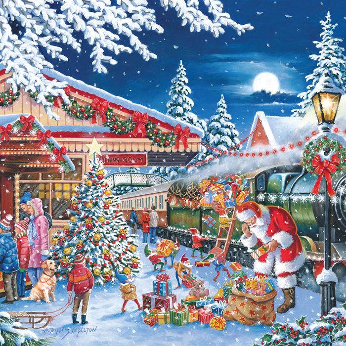 Santa's Express Puzzle Tube