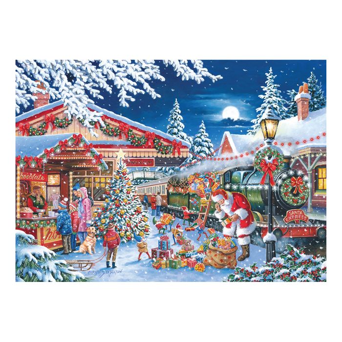 Santa's Express Puzzle Tube