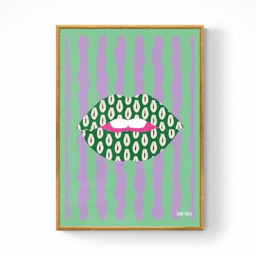 Lip Print - Wall Art Print