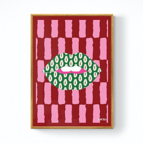 Lip Print - Wall Art Print