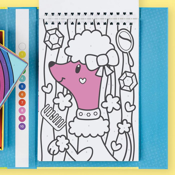 Tiger Tribe Colour by Numbers - Rainbow Garden