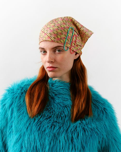 Confetti Block Silk Scarf