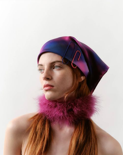 True Blur Silk Scarf