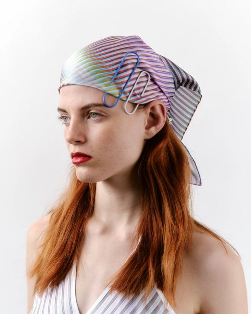 Electric Spectrum Silk Scarf