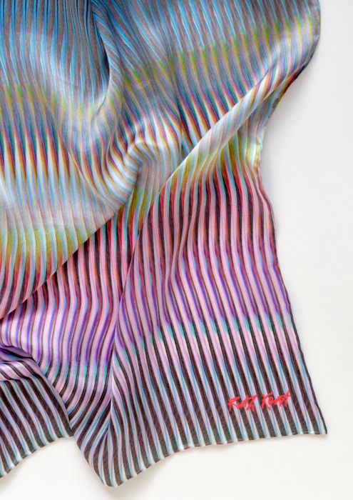 Electric Spectrum Silk Scarf