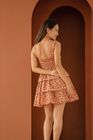 The Floral Ruffle Mini Dress