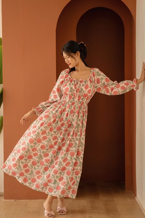 The Rose Garden Midi Dress