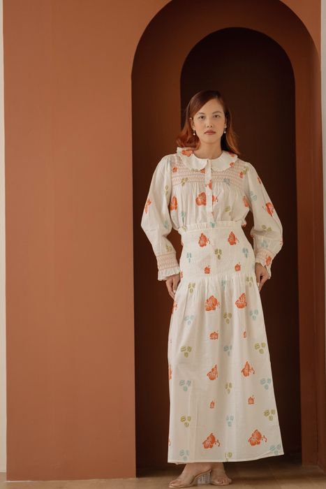 Orchid Smocked Set