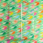 Birds in mint Wrapping Paper