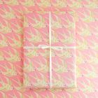 Birds in Pink Wrapping Paper