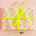 Birds Thank You Card Notecard set