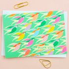Birds Thank You Card Notecard set