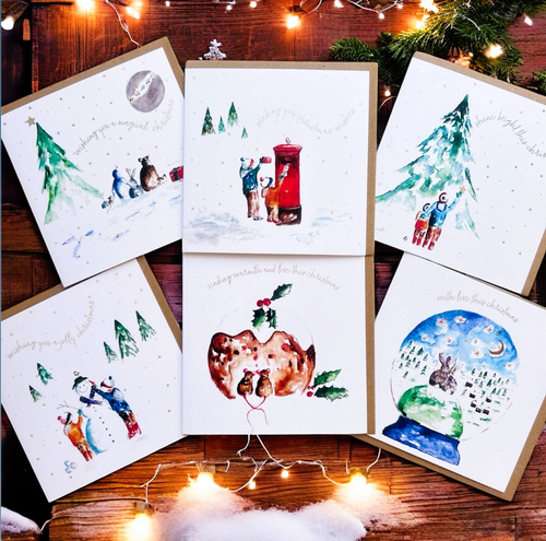 Moonlit Magic -Greeting Card range - by Sarah Epsom