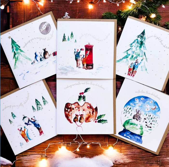 Moonlit Magic -Greeting Card range - by Sarah Epsom