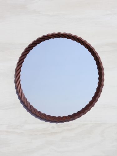 Kruller Midi Mirror - Walnut
