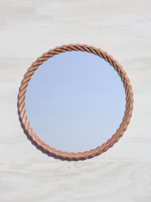 Kruller Midi Mirror - Birch Plywood