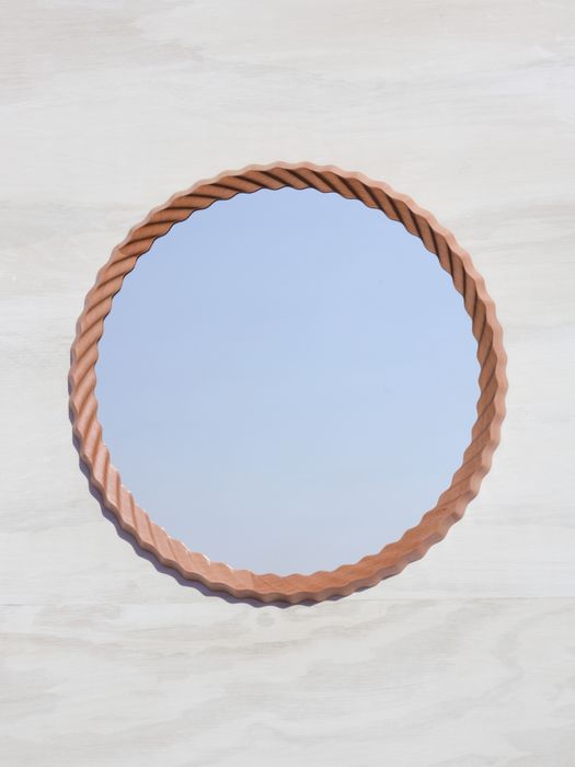 Kruller Midi Mirror - Beech