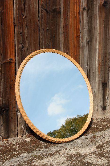 Kruller Grand Mirror - Birch Plywood