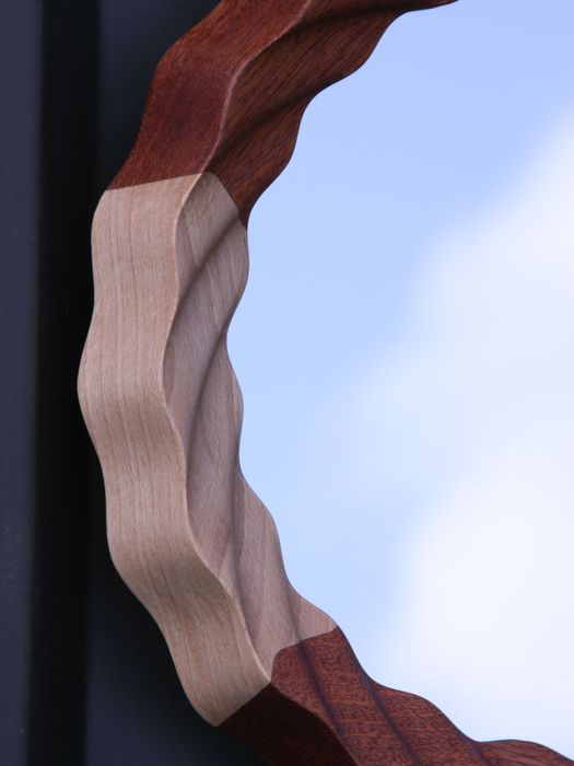 Kruller Extra Mirror - Beech & Sapele