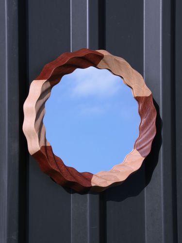 Kruller Extra Mirror - Beech & Sapele