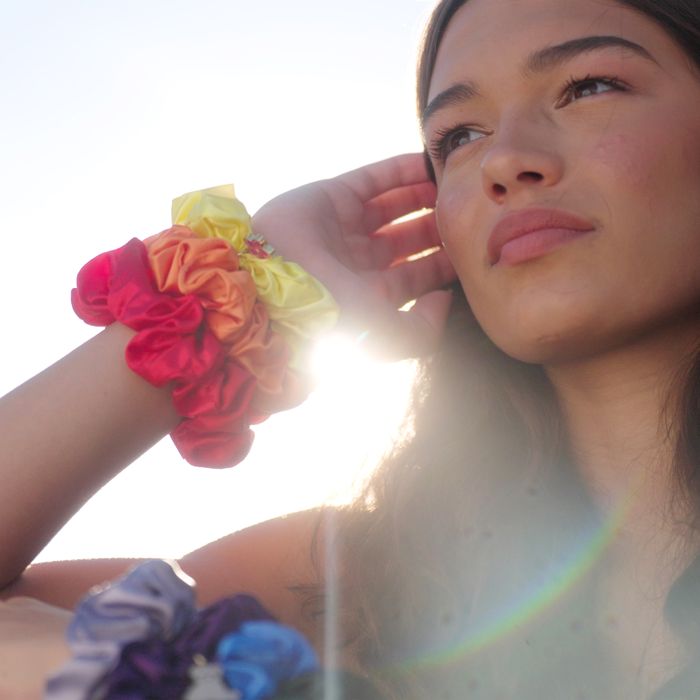 classic silk scrunchies