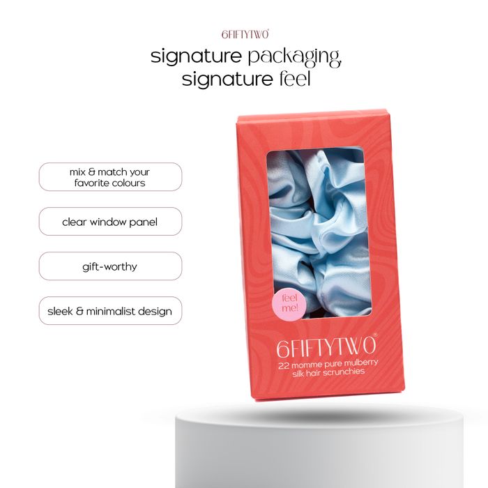 classic silk scrunchies